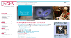 Desktop Screenshot of math.umons.ac.be