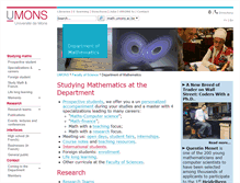 Tablet Screenshot of math.umons.ac.be